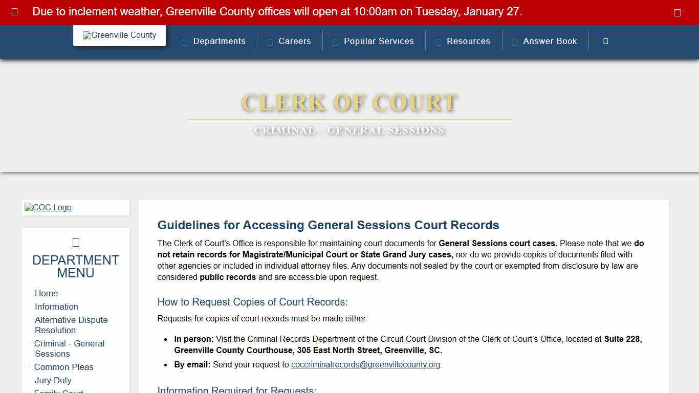 County of Greenville, SC